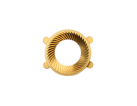 Supernova Gold Titanium Coated 58mm Flat Burrs for VS6 Grinder