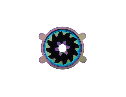 Hypernova Iridescent Titanium 63mm Conical Burrs for VS6 Grinder