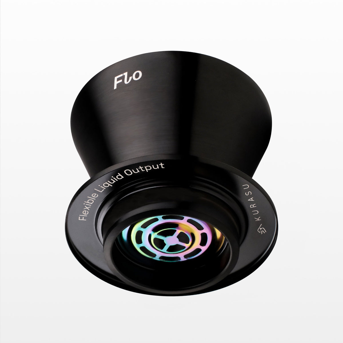 Underside of a FLO dripper showing the fitted outlet screen