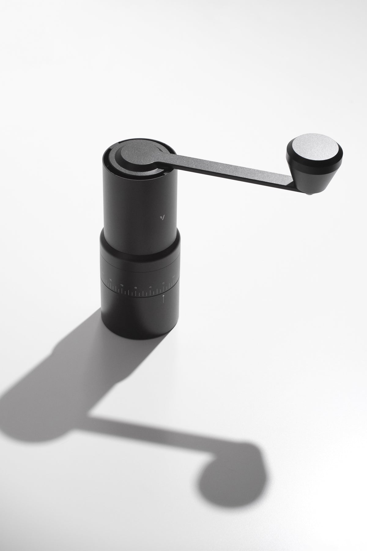 Current black EVO Hand with its magnetic hand crank fitted