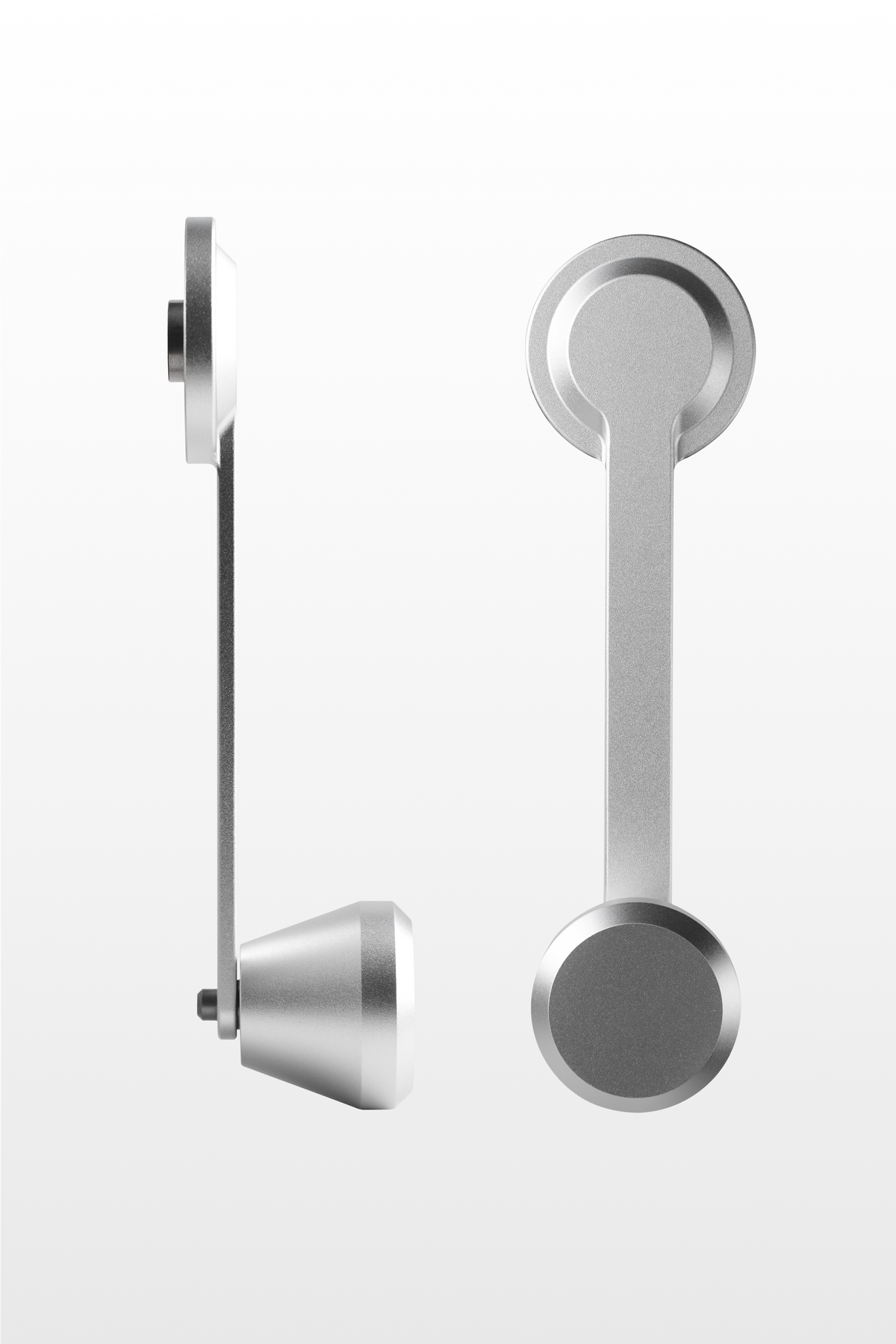 A closer look at the EVO hand crank.