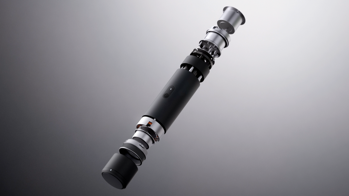 Exploded view of ORBI showing the integrated heating system, brewer and cup
