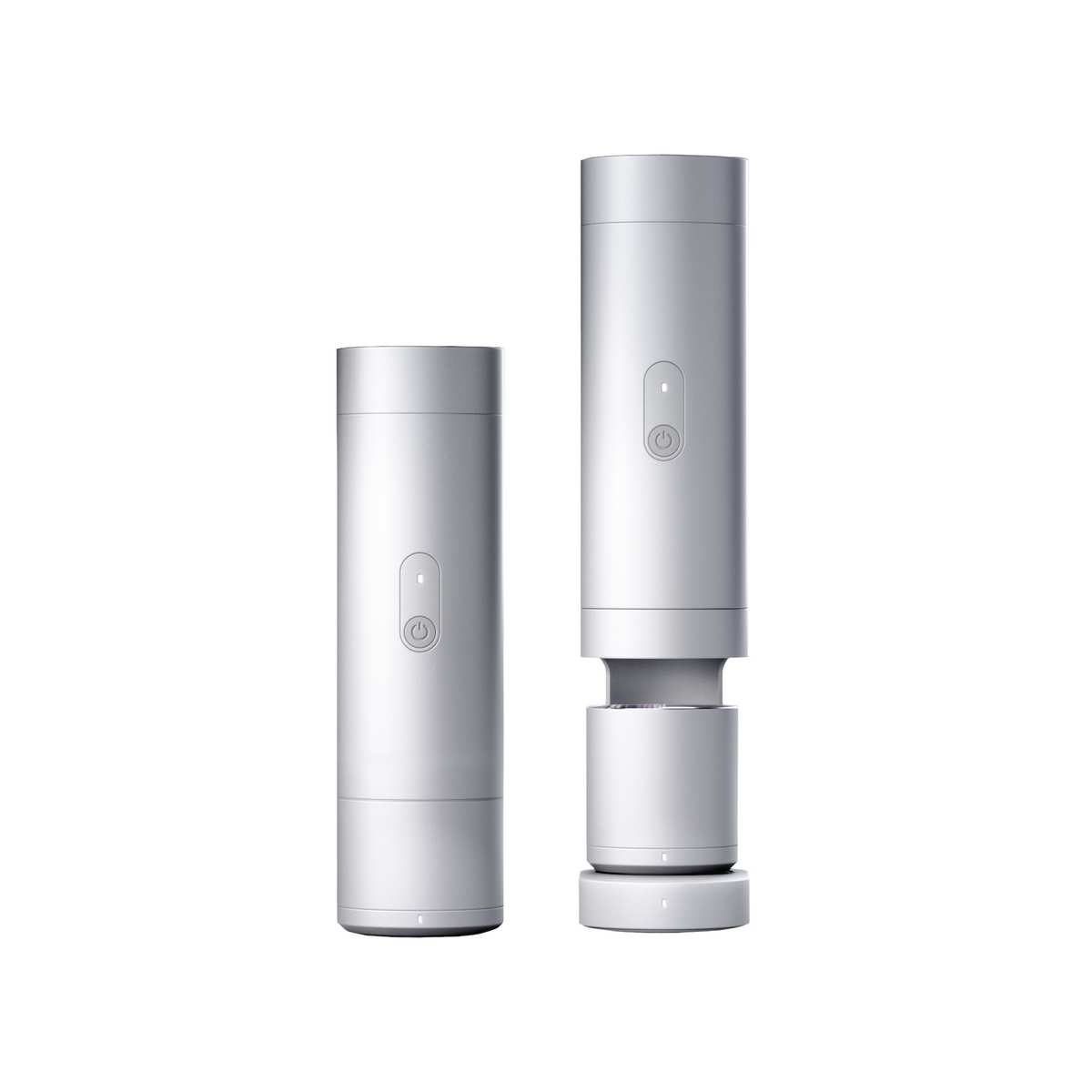 Silver ORBI Portable and ORBI PRO shown together on white