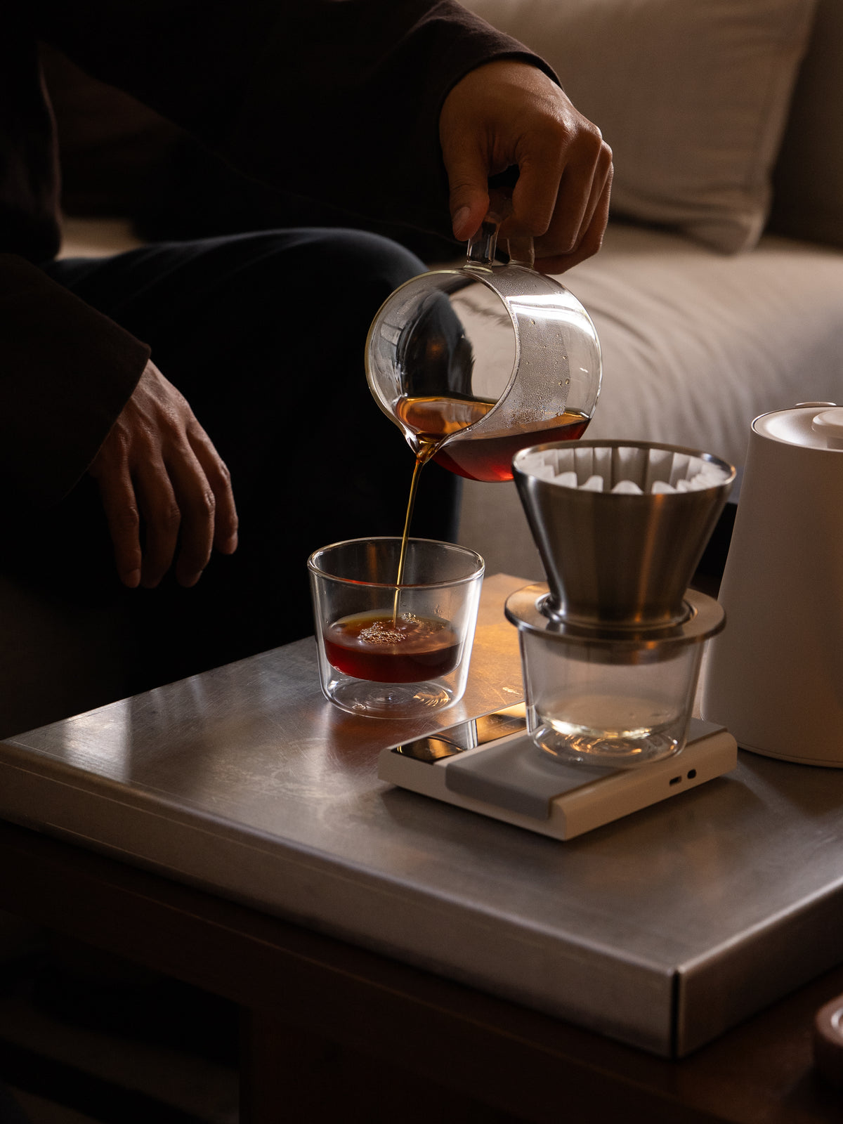 From brewing to serving.