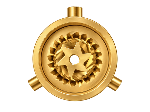 VS4 53 mm Supernova Gold Titanium conical burr set