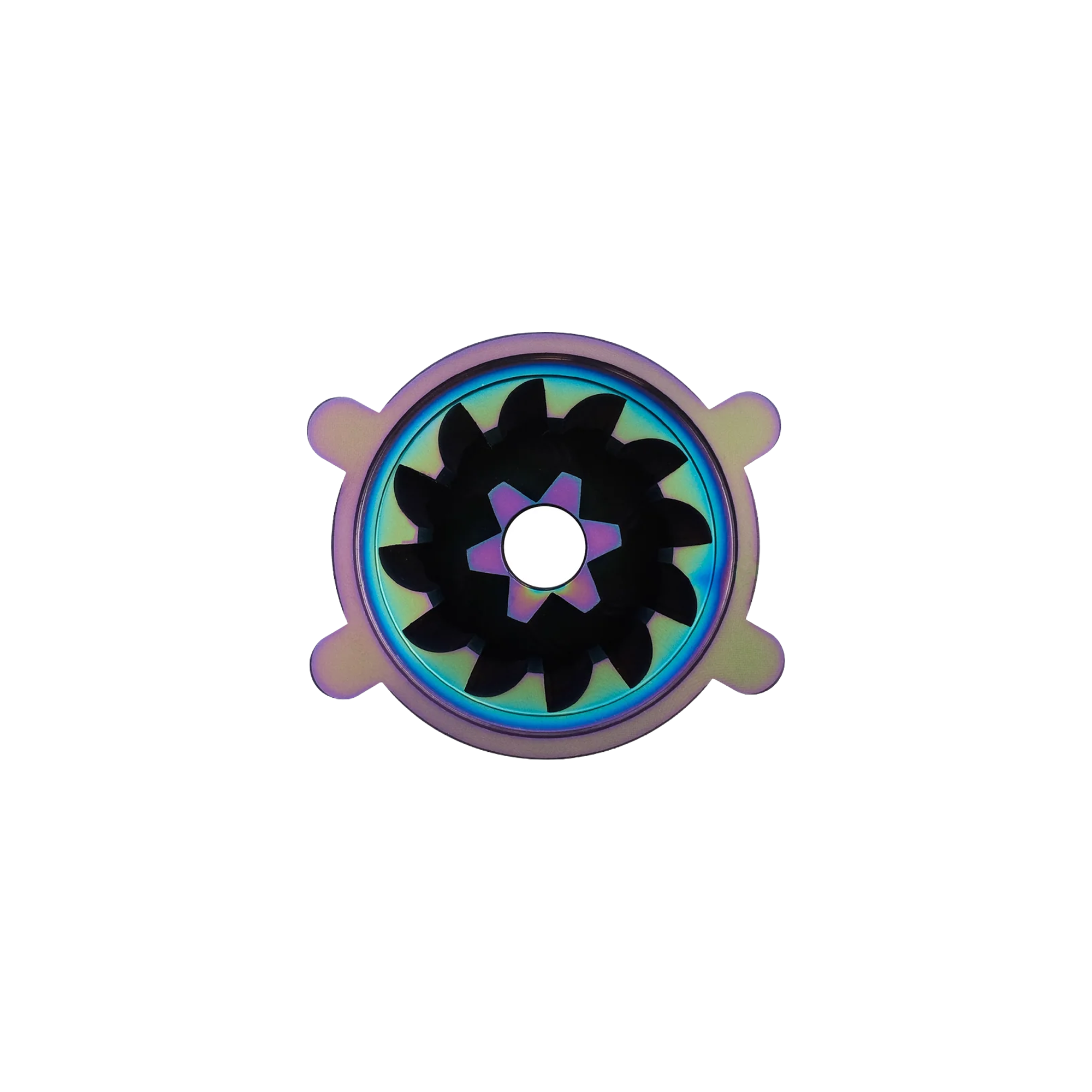 Hypernova Iridescent Titanium 63mm Conical Burrs for VS6 Grinder