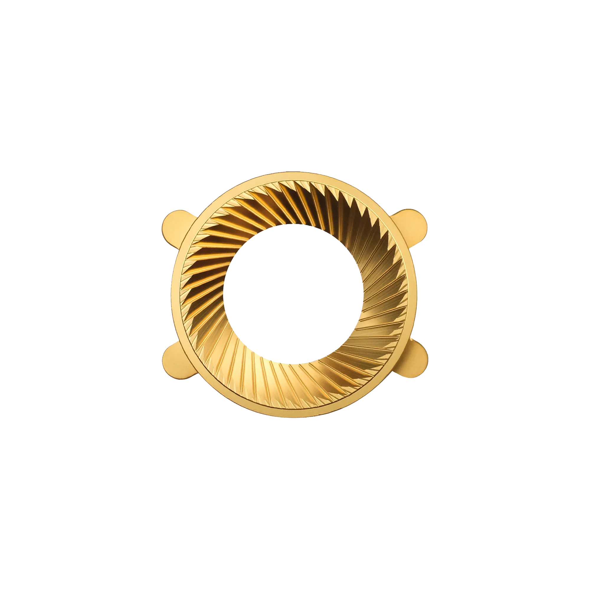 Supernova Gold Titanium Coated 58mm Flat Burrs for VS6 Grinder